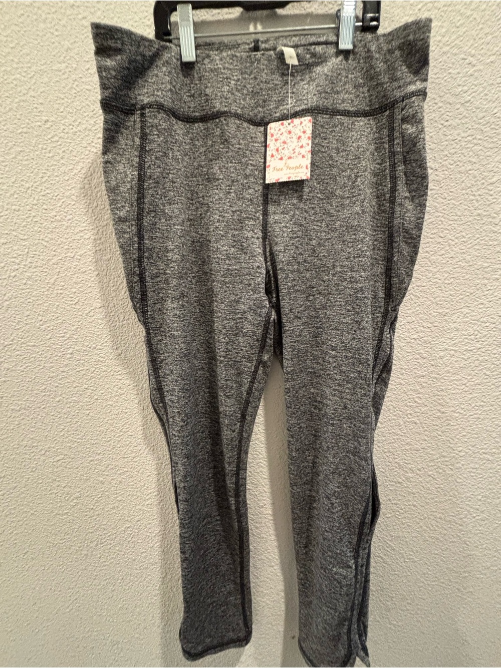 Free People Girls Gray Heathered Athletic Leggings